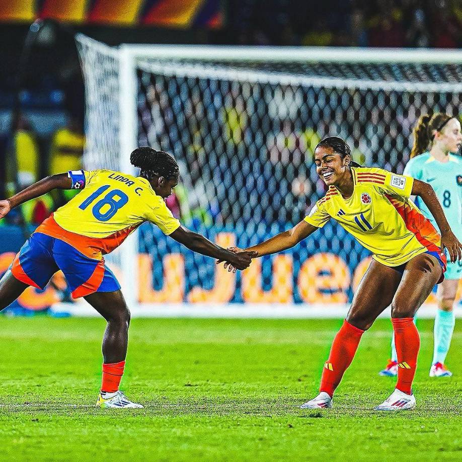 Colombia amplió luego su ventaja con un gol de la atacante del Real Madrid Linda Caicedo.