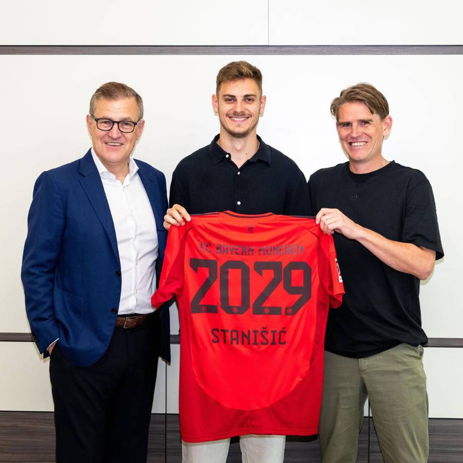 El internacional croata Josip Stanišić, de 24 años, amplió su contrato con el Bayern Múnich hasta el 30 de junio de 2029, según informó este jueves el club bávaro.