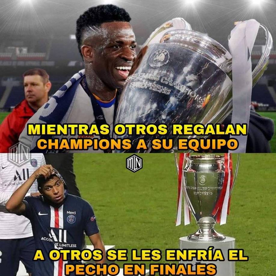 ¡Burlas a Mbappé y al Barça! Los memes de la final de Champions ganada por Real Madrid al Liverpool