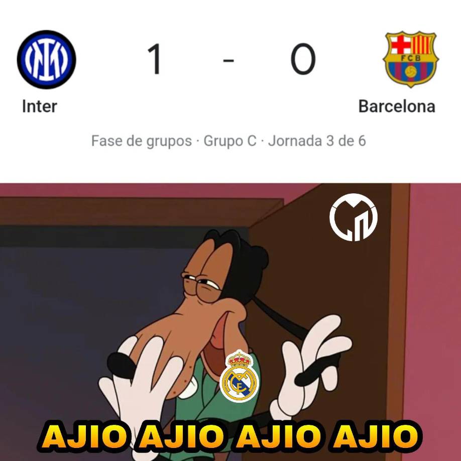 Los memes que dejó la derrota del Barcelona (1-0) contra el Inter de Milán en la Champions League.