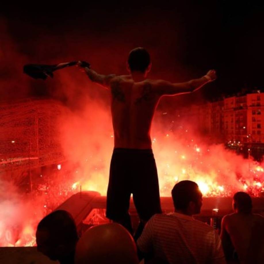 Ángel Di María fue el más animado.