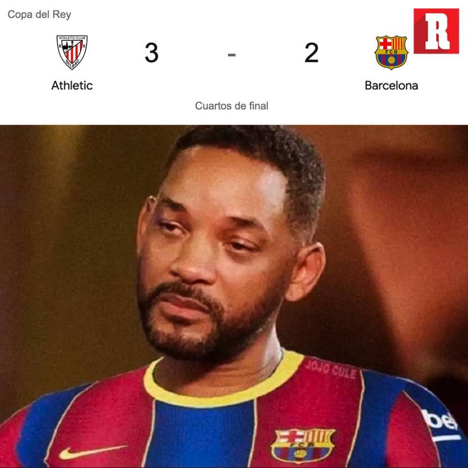 Barcelona, víctima de jocosos memes tras eliminación de Copa del Rey