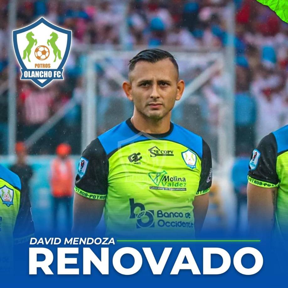 David Mendoza - El defensa de 31 años fue renovado de manera oficial por el Olancho FC.