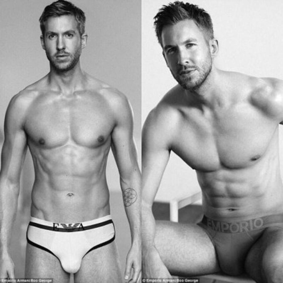 El dj es modelo de Armani.