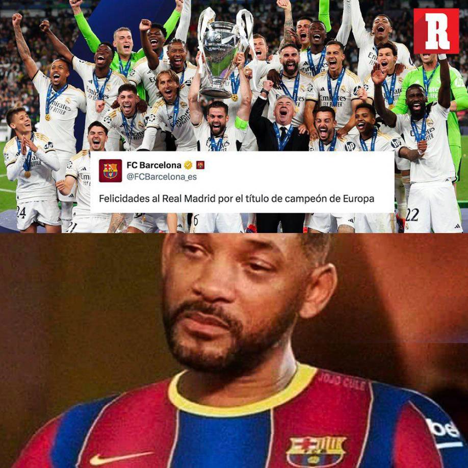 Hacen pedazos al Barcelona: los memes que dejó la final Dortmund-Real Madrid