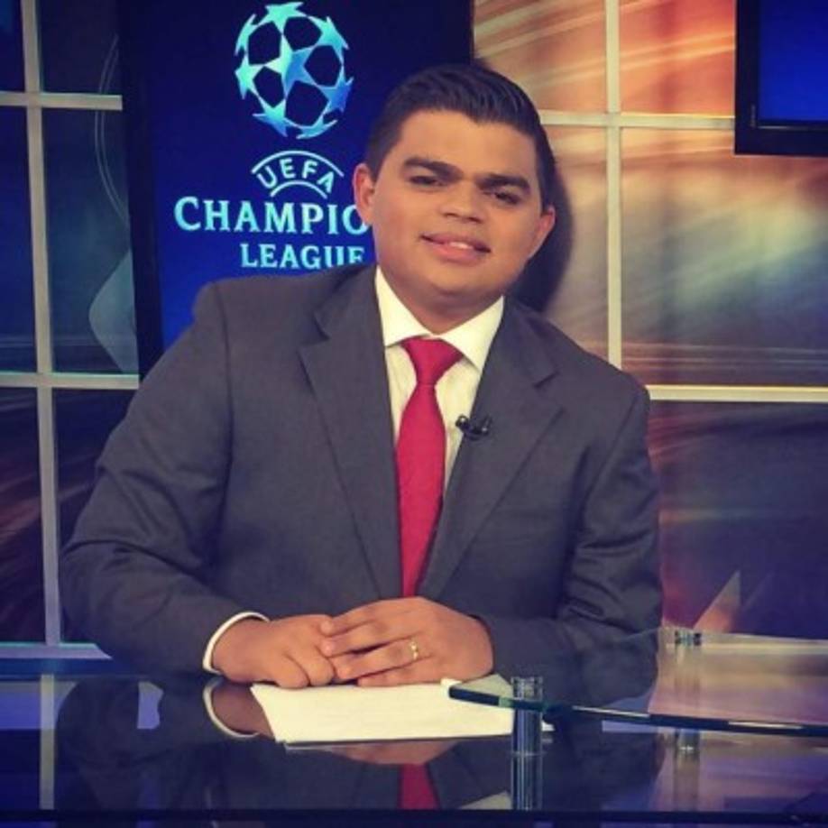 Rely Maradiaga: El periodista de la compañia Televicentro es seguidor del Real Madrid.