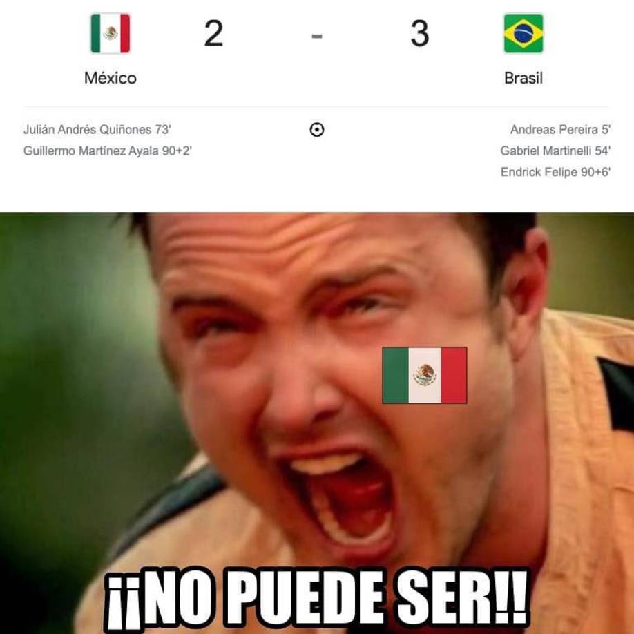 México, objeto de burlas tras caer ante Brasil: los memes que dejó el amistoso