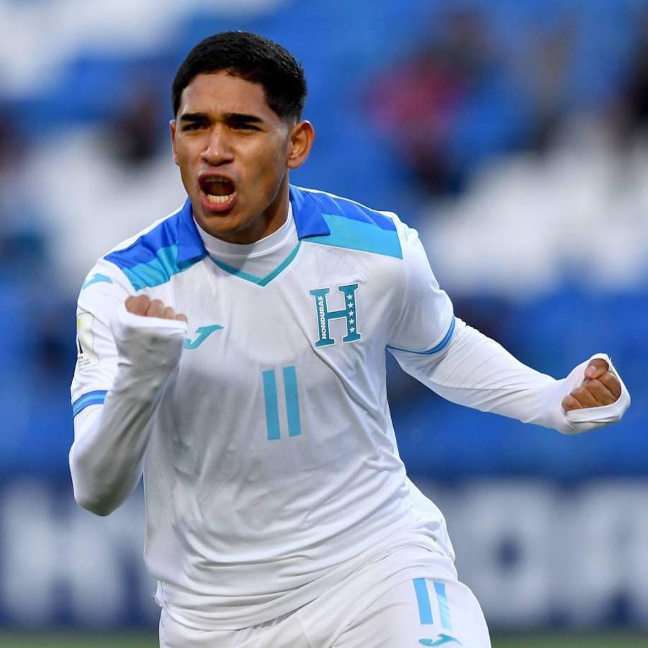 Marco Aceituno marcó el primer gol de Honduras en el Mundial Sub-20. 