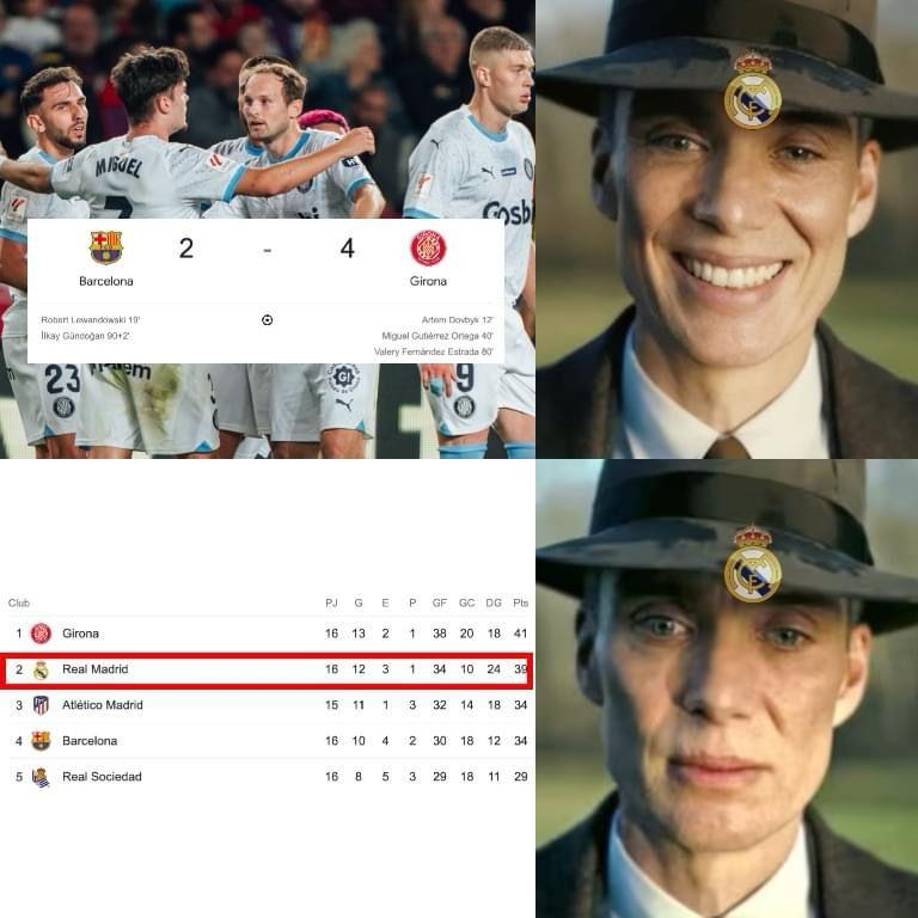 Memes destrozan al Barcelona tras derrota ante el Girona por La Liga