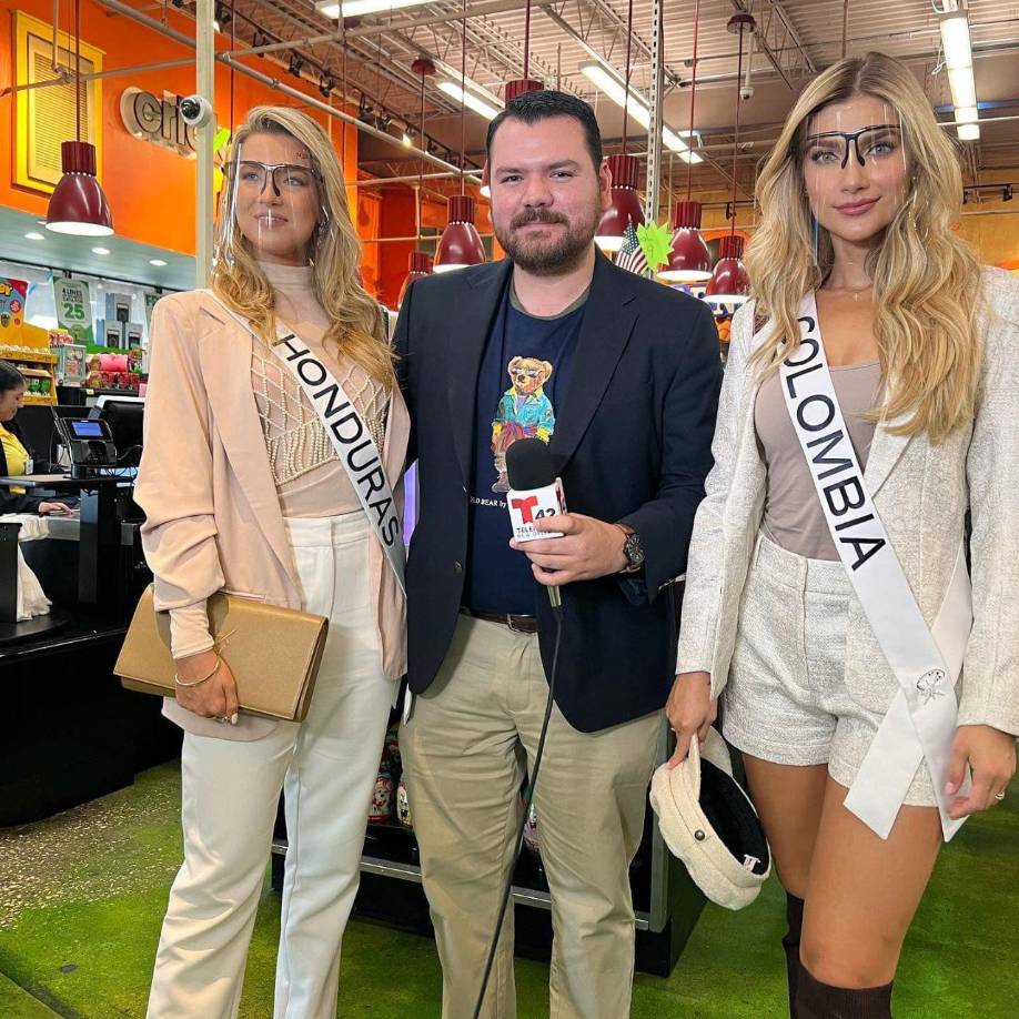 Juan Francisco García: El periodista sampedrano inició su carrera en medios locales y el año pasado fue contratado por Telemundo New Orleans, donde ha realizado importantes coberturas como el Miss Universo 2022 y continúa abriéndose camino en la televisión estadounidense. 