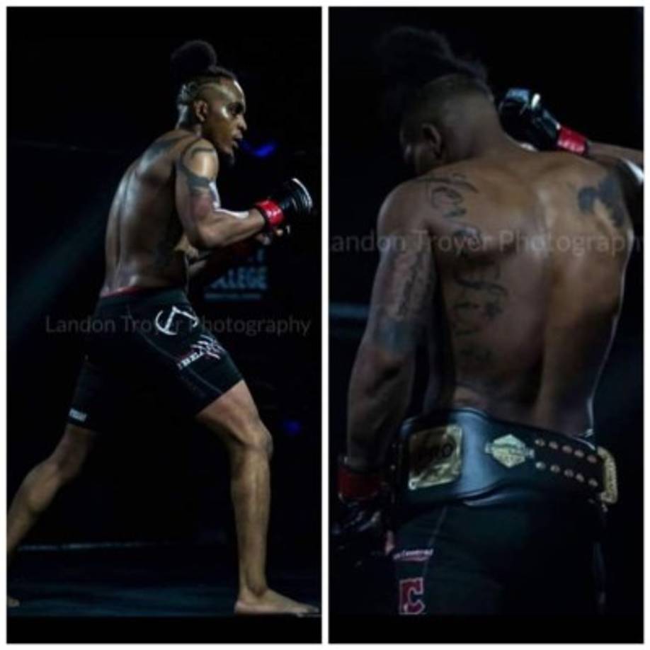 El luchador estadounidense Isaiah Chapman tuvo marca profesional de 9-4.