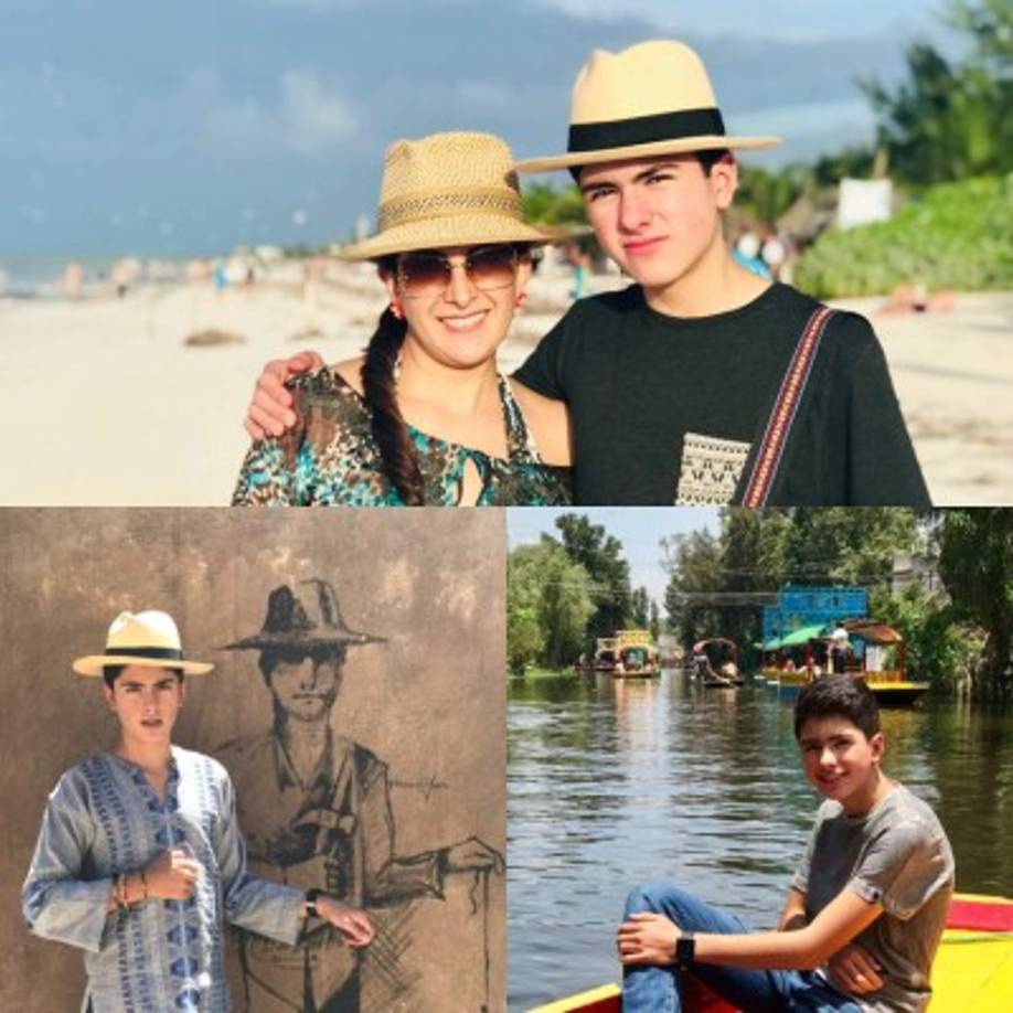 El joven ha crecido con su madre Maritza Díaz Hernández, lejos de los lujos y privilegios que han tenido sus medios hermanos Peña Pretelini.