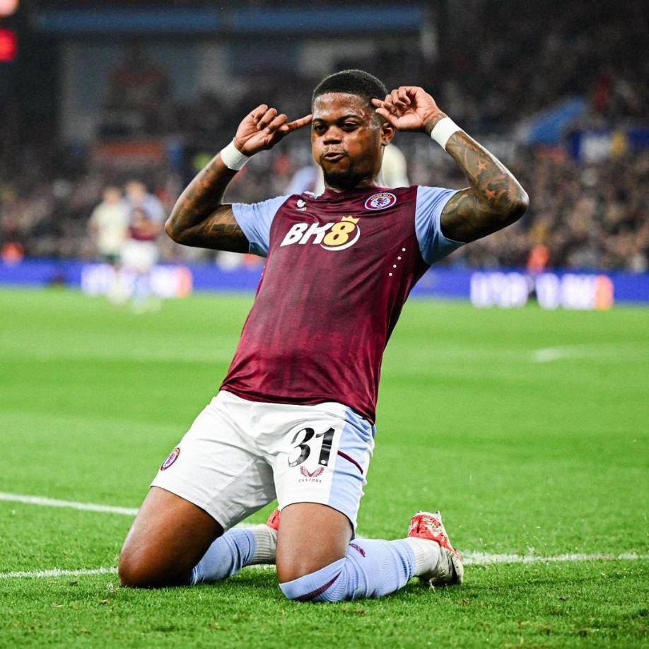 Leon Bailey, otra de las grandes estrellas de la Selección de Jamaica. El volante es uno de los grandes nombres del Aston Villa de la Premier League.