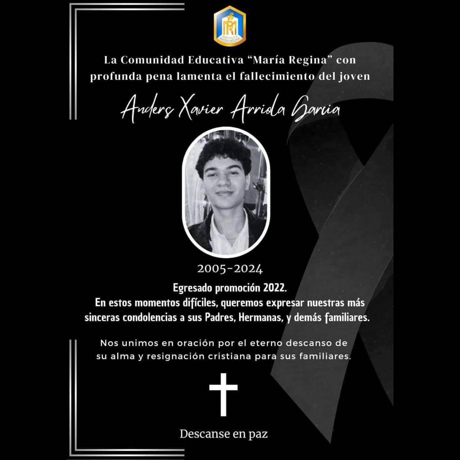 Tanto la <b>Universidad Católica</b>, el <b>Instituto María Regina</b> donde estudió, como la empresa <b>Leyde</b>, donde trabajaba, han publicado <b>acuerdos de duelo</b> en honor a su memoria. 