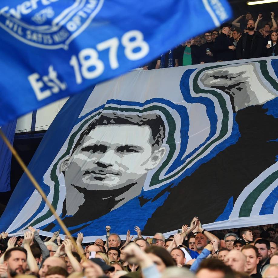 La afición del Everton ve como un ídolo a Frank Lampard.