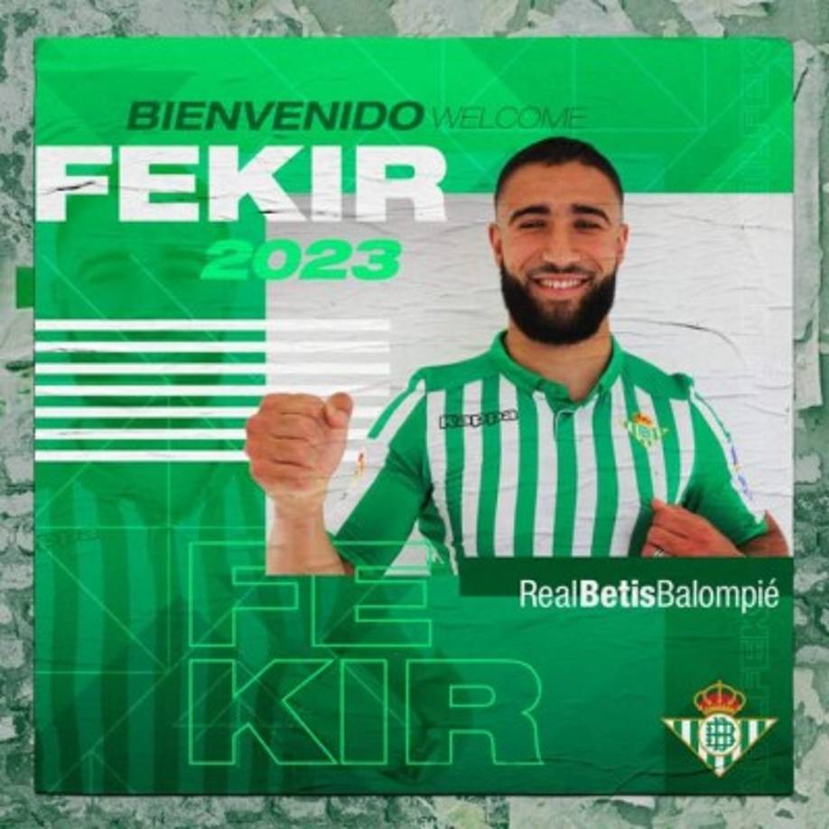 Bombazo en España. El Real Betis ha fichado al medio-ofensivo francés Nabil Fekir por 19.750.000 € (+10M € variables) + 20% futura venta. Firma hasta junio de 2023. Fue campeón del mundo con Francia en el 2018 y llega a la liga española.