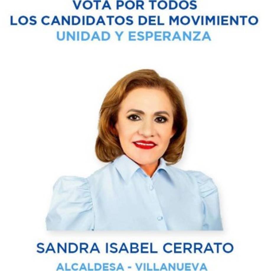 Sandra Cerrato busca la candidatura nacioanalista de Villanueva. Ejercerá sufragio en el CEB Fraternidad de esa ciudad.