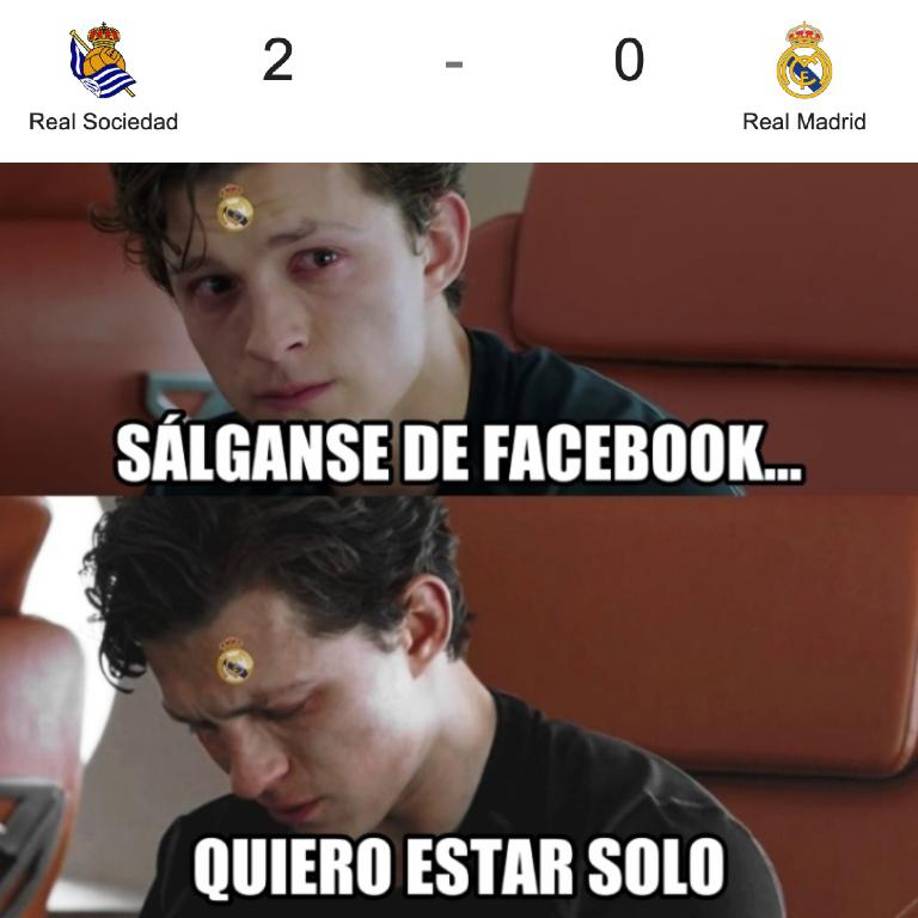Real Madrid es víctima de memes tras caer ante Real Sociedad