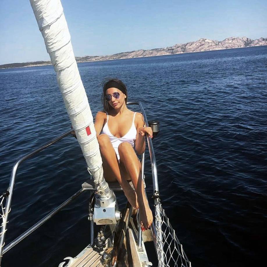 Giulia Mazzocato - Es la novia del defensa italiano Federico Dimarco, del Inter de Milán.