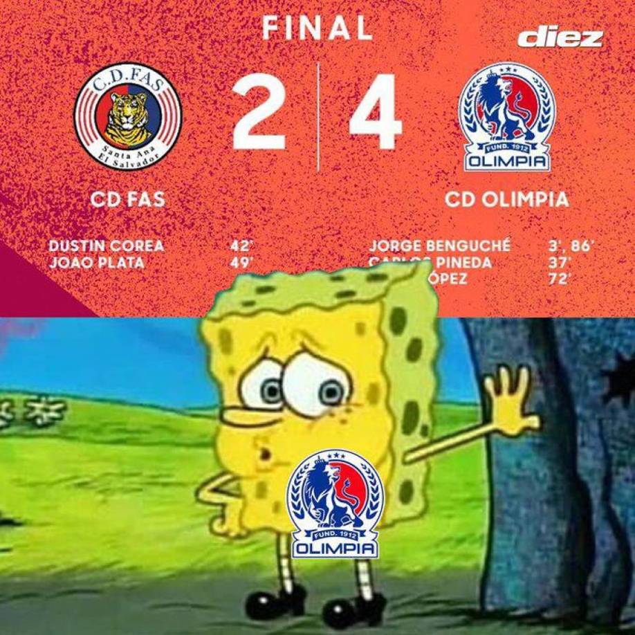 Copa Centroamericana: Olimpia víctima de memes pese a triunfo ante FAS