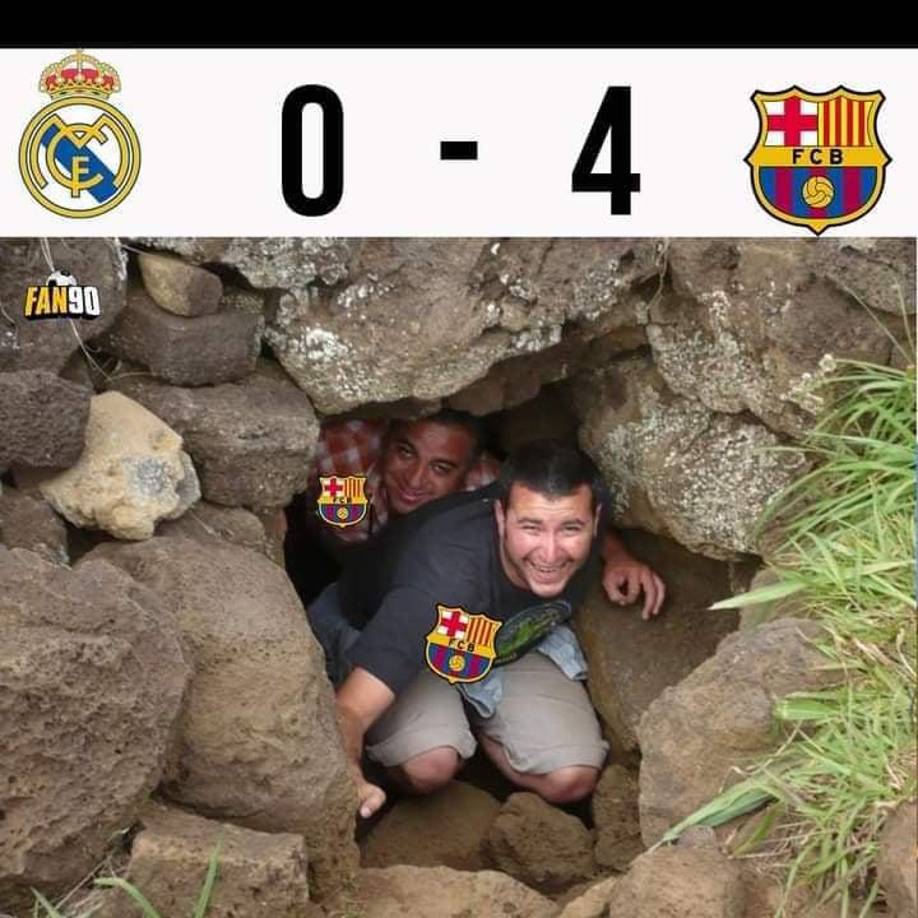 Siguen las burlas: Los otros memes que no se han visto tras el Real Madrid - Barcelona