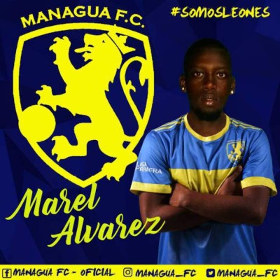 Marel Álvarez: Hondureño que ha sido anunciado como el nuevo refuerzo del Managua FC de Nicaragua.