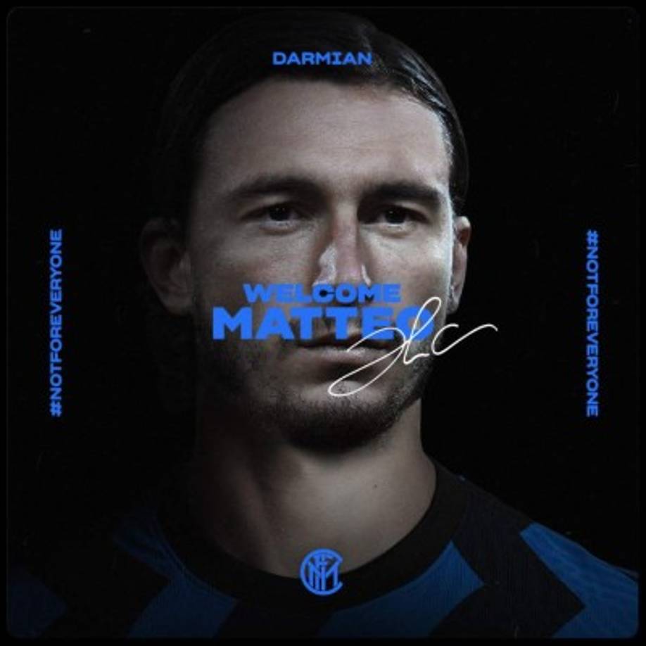 El Inter de Milán obtiene la cesión del lateral derecho italiano Matteo Darmian hasta final de temporada con obligación de compra por 2.500.000 €.. Llega procedente del Parma.