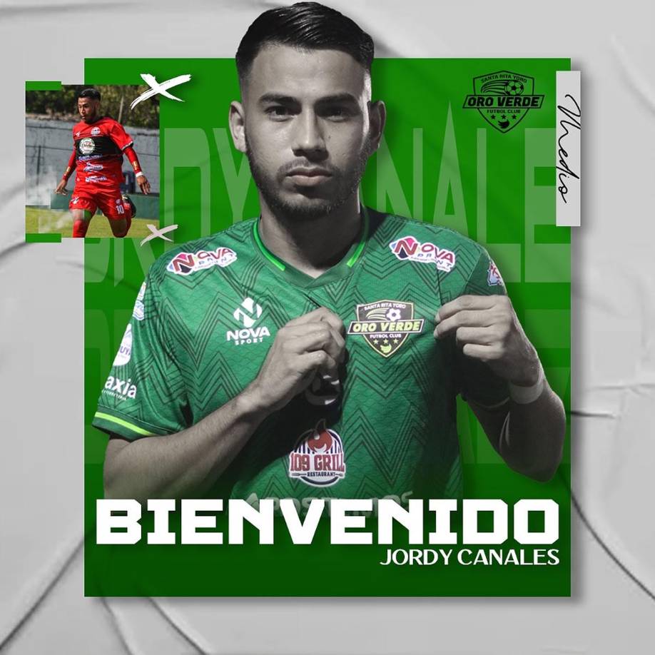 El mediocampista hondureño Jordy Canales ha sido anunciado como nuevo fichaje del Oro Verde FC de la Liga de Ascenso.