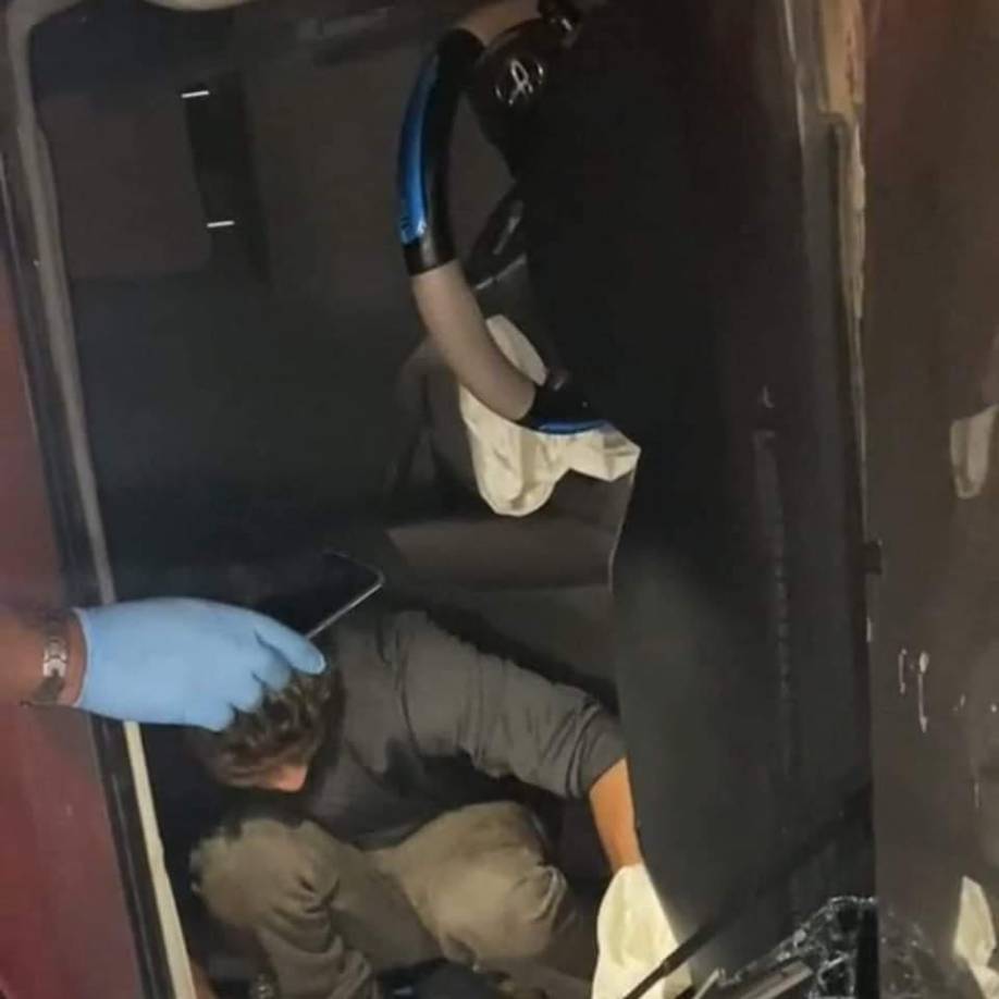 El accidente ocurrió en el anillo periférico de Tegucigalpa, a inmediaciones de la represa Los Laureles. 