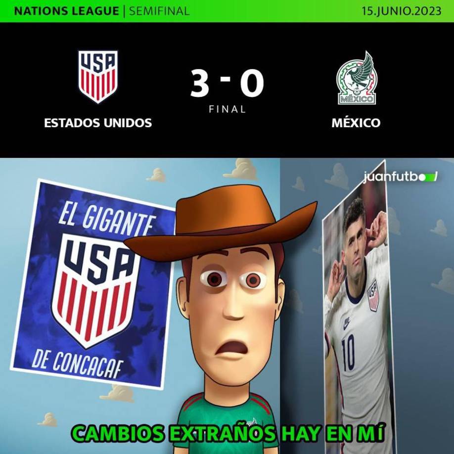 ¡No perdonan! México es víctima de memes tras papelón ante Estados Unidos