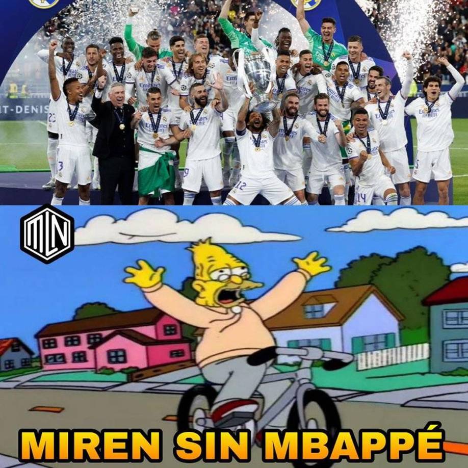 ¡Burlas a Mbappé y al Barça! Los memes de la final de Champions ganada por Real Madrid al Liverpool