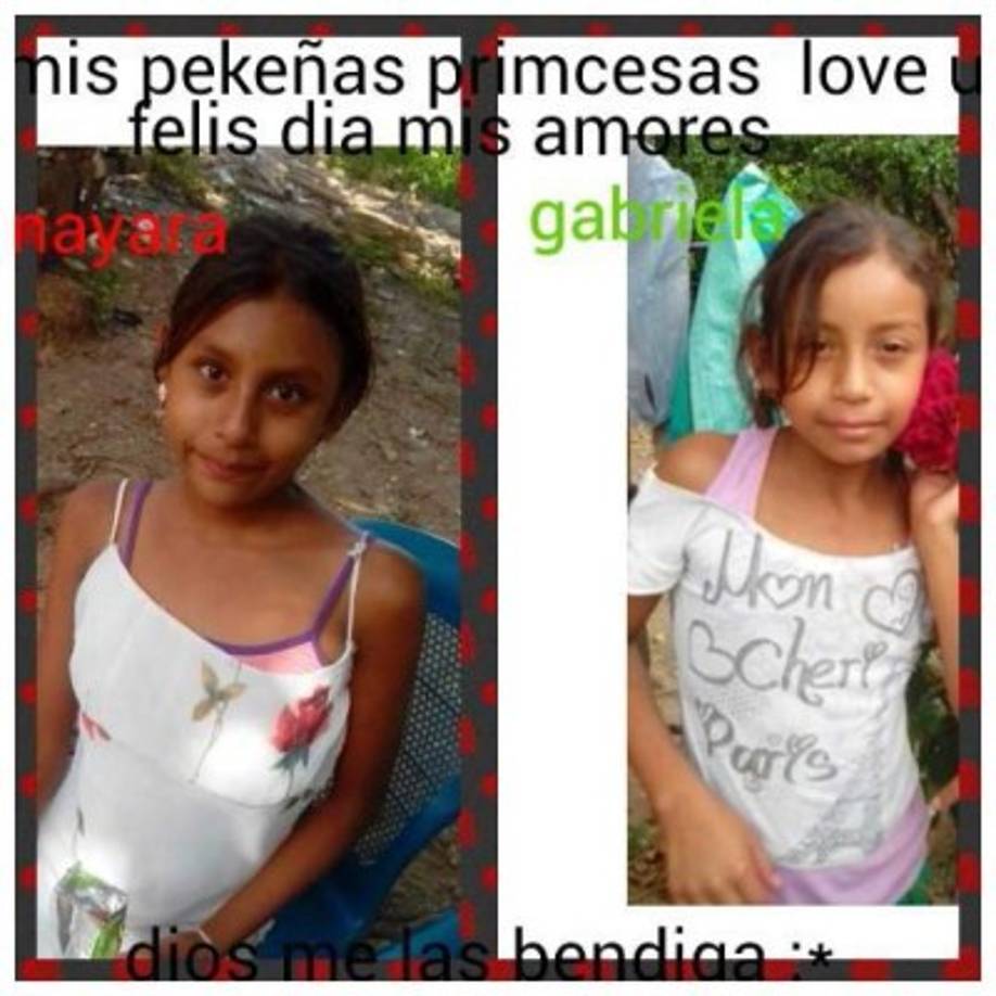 Gabriela Eliza Sevilla<br/>Feliz Día del niño mis pequeñas princesas, le doy gracias a Dios por darme mis grandes tesoros, que Dios me las cuide y me las proteja de toda maldad ..y me las guíe por el buen camino que yo estaré siempre para ellas .. mientras Dios mede vida y fuerza.