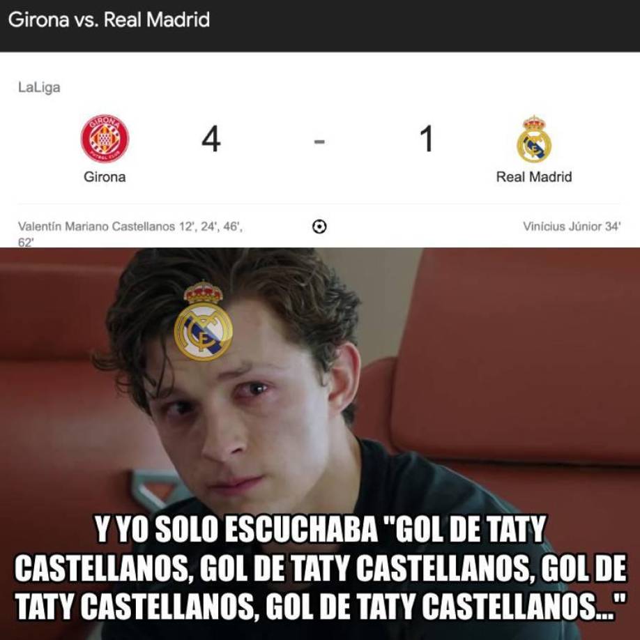 Memes hacen pedazos al Real Madrid tras ser humillados por el Girona
