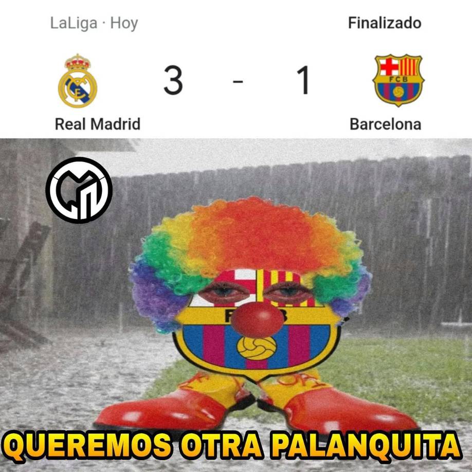 ¡Xavi lo sufre! Los memes se burlan del Barça tras perder el Clásico ante Real Madrid