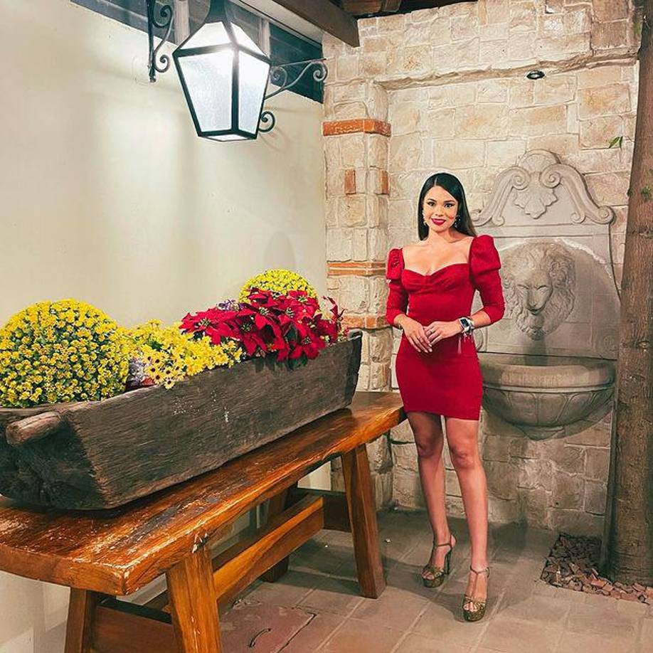 “Salud, prosperidad y muchas bendiciones en este nuevo año 2022”, dijo la bella catracha en sus redes.