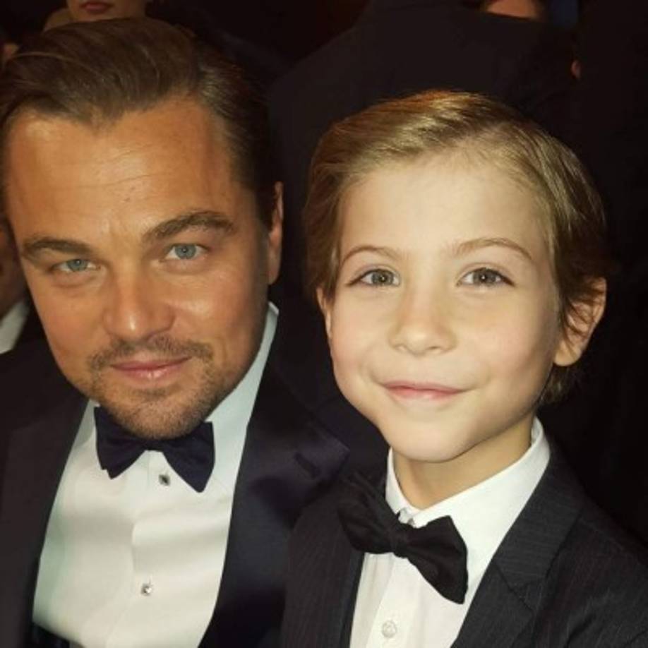 Jacob Tremblay con Leonardo DiCaprio.<br/><br/>