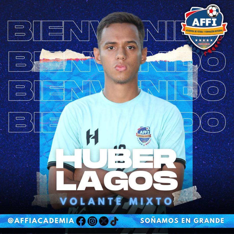 Huber Lagos, volante de Affi Academia.