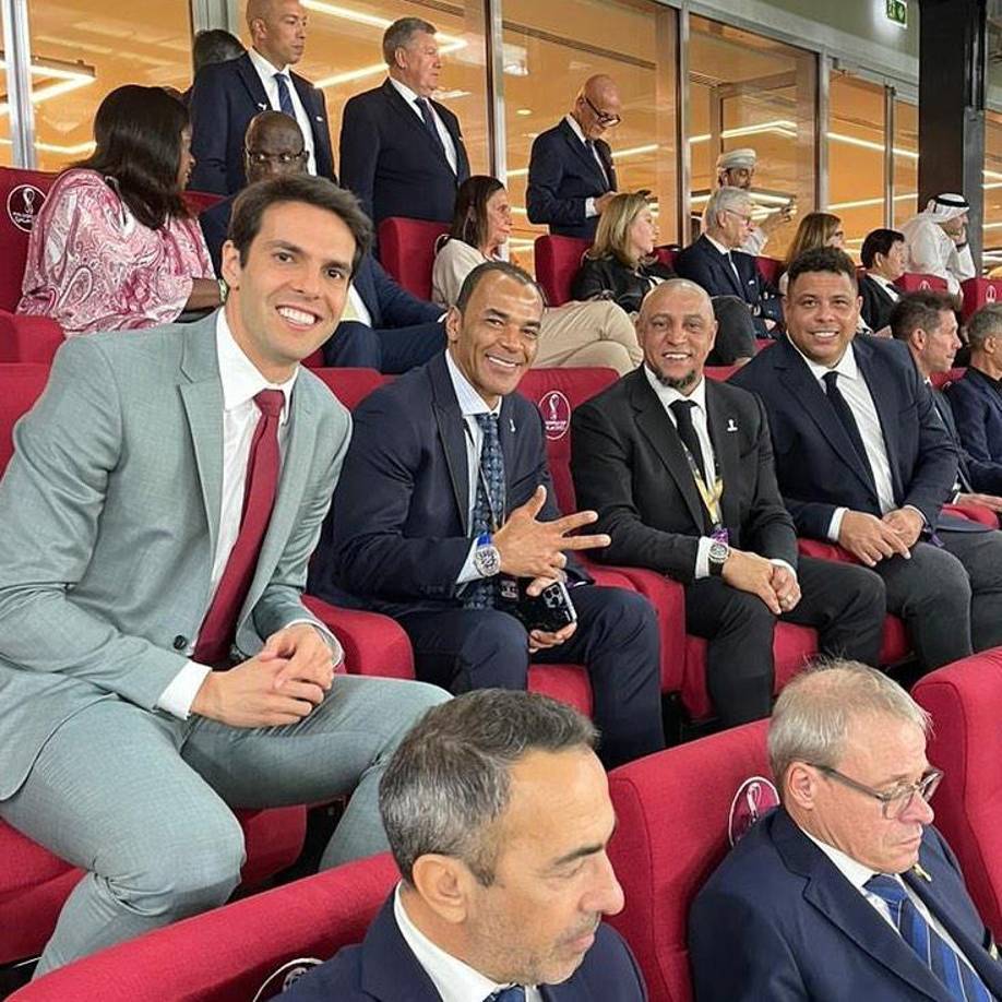 Y las grandes figuras también estuvieron presentes en el duelo de una de las favoritas a ganar el Mundial.