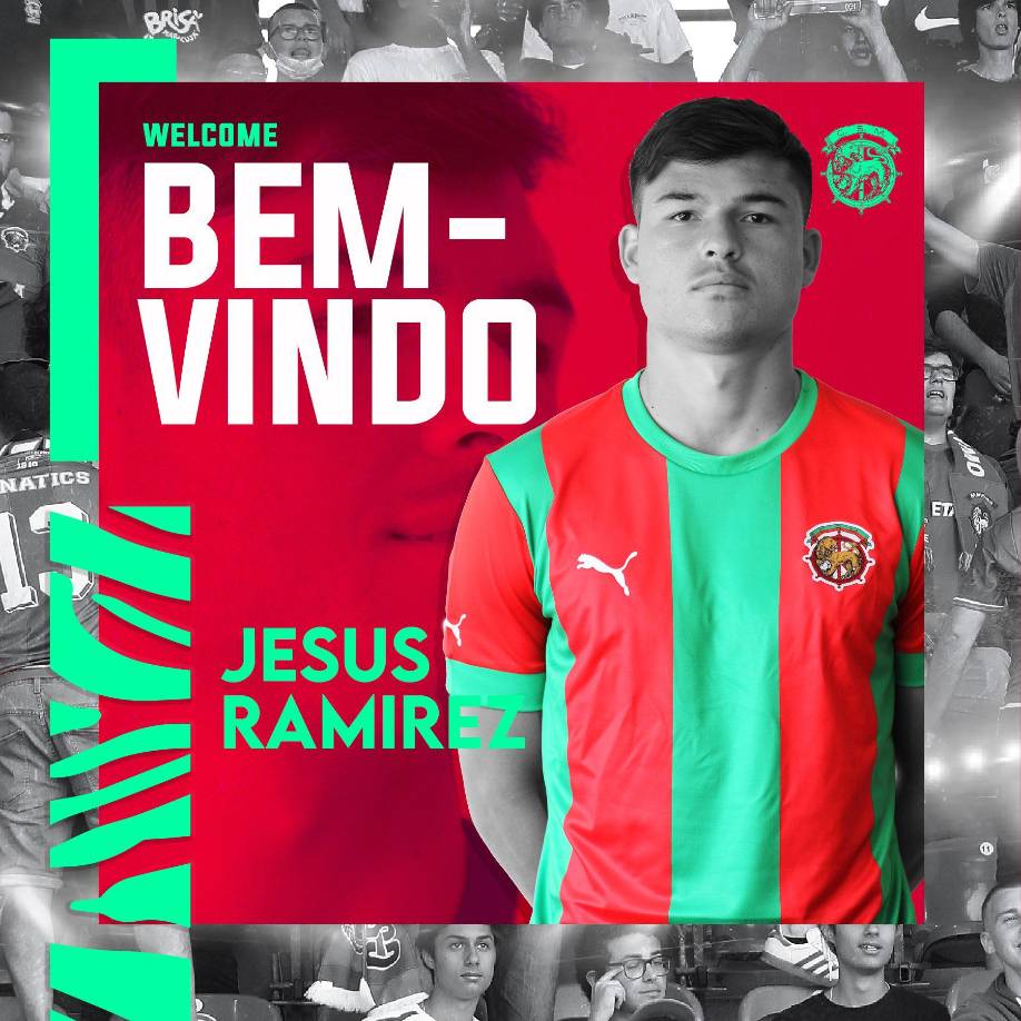 El delantero venezolanoJesús Ramírez es nuevo jugador del CS Marítimo de la Primera División de Portugal. En los últimos torneos estuvo jugando con el Atlético Morelia de la Liga de Expansión MX.