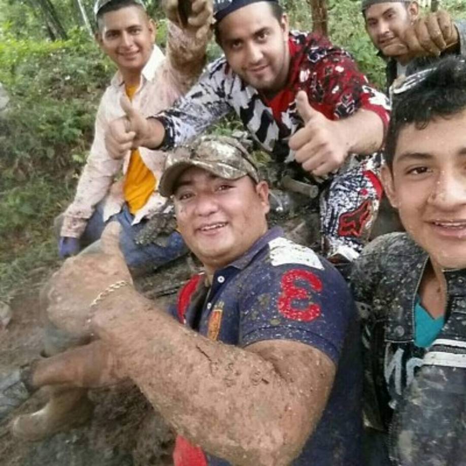 A Brayan Figueroa le gustana practicar el motocross.