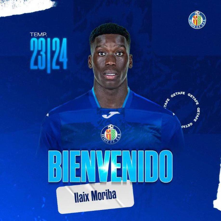 Ilaix Moriba, centrocampista guineano del Leipzig alemán, jugará cedido en el Getafe, club donde milita el hondureño Choco Lozano, hasta final de temporada, según confirmó a través de un comunicado oficial el club español.