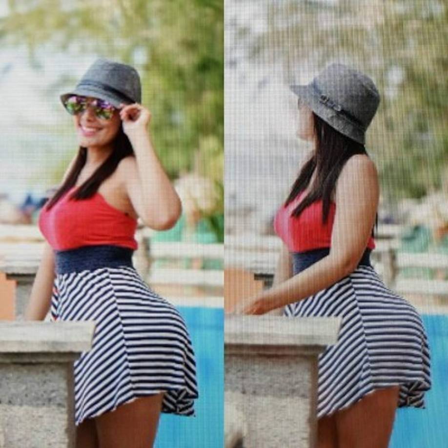 La periodista se despidió del canal HCH porque se irá de Honduras.