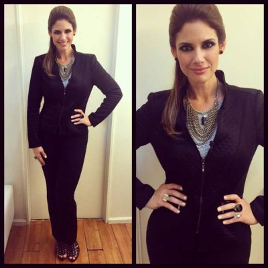 Sin duda que su gusto por la moda y su nueva figura la hacen lucir esbelta.