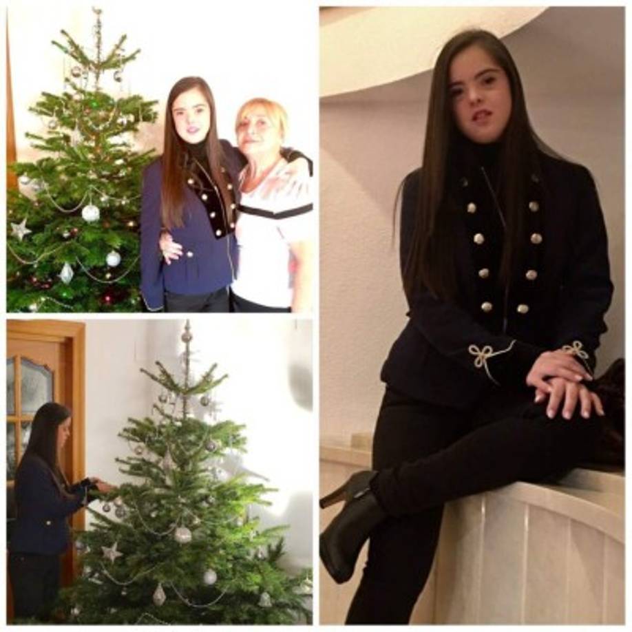 Tiene como ejemplo a la modelo española Nieves Álvarez, a la que conoce y con quien comparte que, con tacones, desfilaba desde pequeña por el pasillo de su casa a la vuelta del colegio: 'Yo hago lo mismo todos los días'.