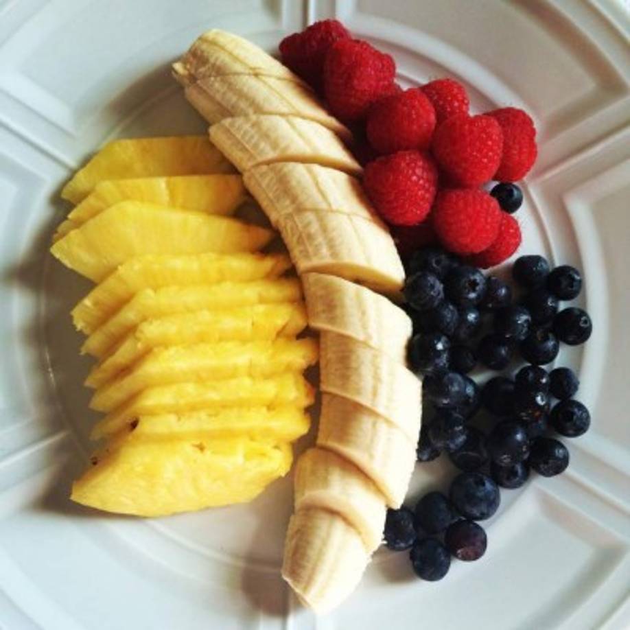 Un desayuno saludable: Melania compartió varias imágenes de sus secretos para mantener su envidiable figura.