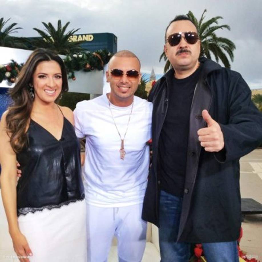 Maity con Wisin y Pepe Aguilar.