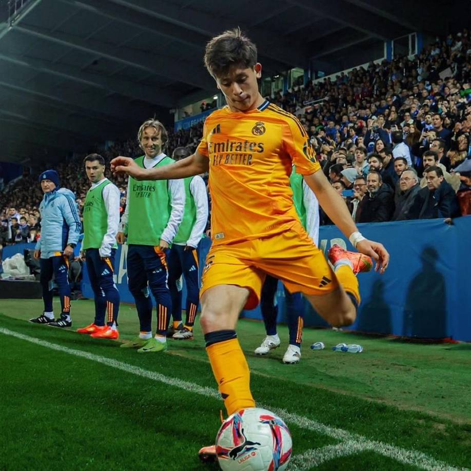 Arda Güler jugó de titular recientemente con el Real Madrid en el triunfo contra el Leganés.