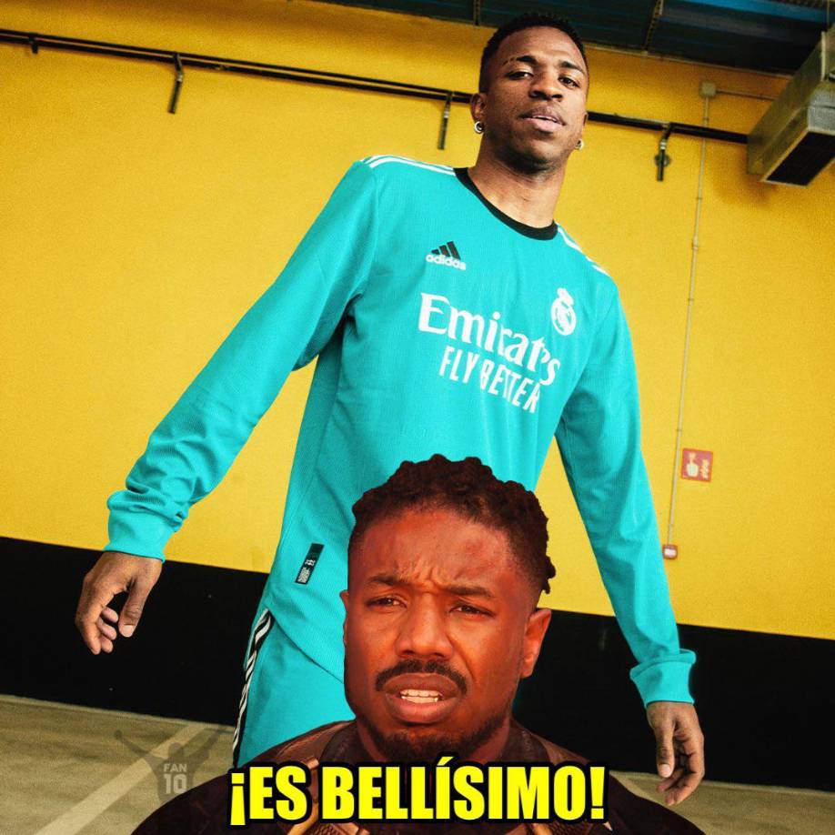 Real Madrid presentó su tercera camiseta para la temporada 2021-22 y las redes sociales se llenan de memes