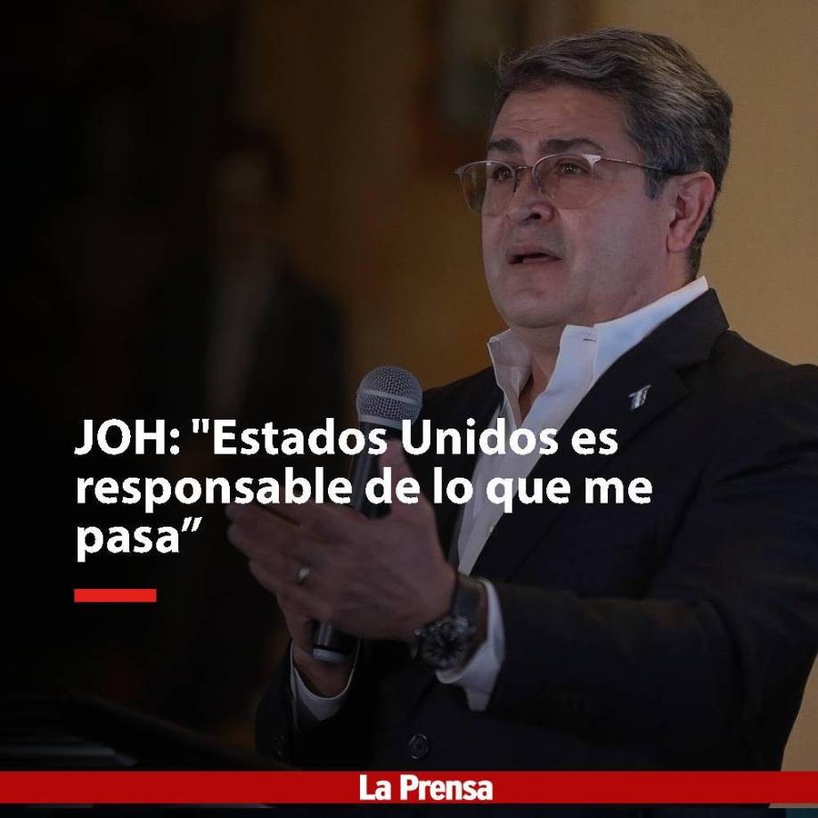 El exmandatario también responsabilizó a Estados Unidos de su situación. 