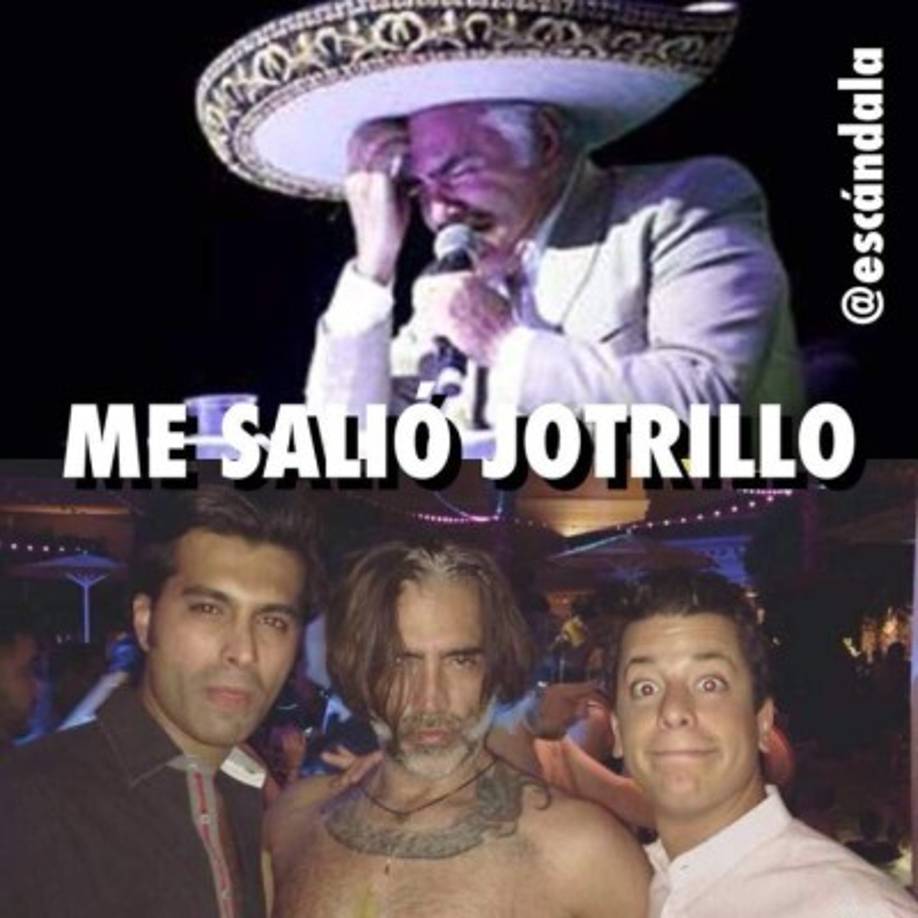 Las fotografías de Alejandro Fernández en un antro gay han causado revuelo y hasta risas.